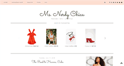 Desktop Screenshot of msnerdychica.com